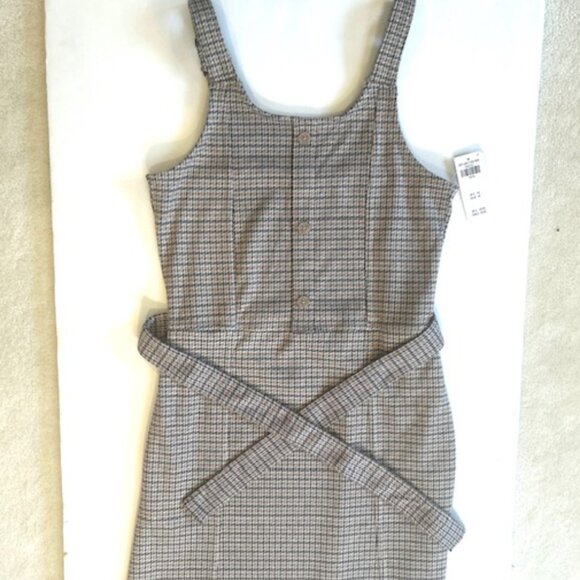 NWT- Abercrombie Girls Herringbone Plaid Dress - Size 15/16 - Picture 3 of 7